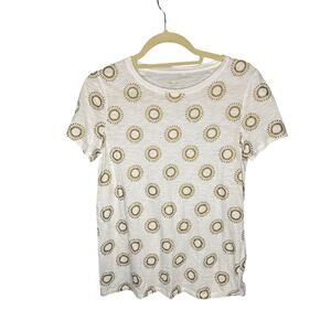 Boden Gold Sun Women's Cotton T-Shirt Size S